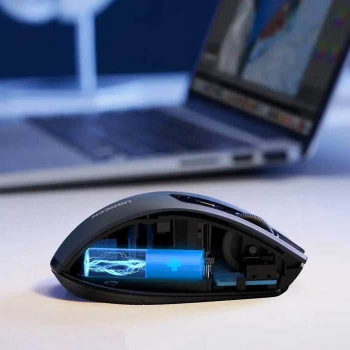 Ugreen MU006 wireless optical mouse USB 2.4GHz / Bluetooth 5.0 4000 DPI - black - Other office accessories<<<HurtelXML