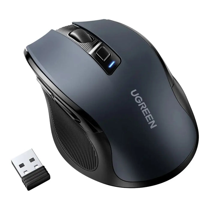 Ugreen MU006 Wireless USB 2.4GHz 4000 DPI Optical Mouse - Black - Other office