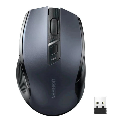 Ugreen MU006 Wireless USB 2.4GHz 4000 DPI Optical Mouse - Black - Other office
