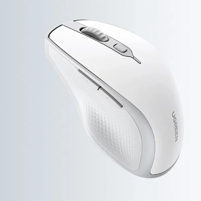 Ugreen MU101 ergonomic wireless mouse Bluetooth / 2.4 GHz - white - Other office accessories<<<HurtelXML