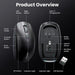 Ugreen MU103 Bluetooth 5.0 computer mouse / 2.4GHz USB receiver - black - Other office accessories<<<HurtelXML