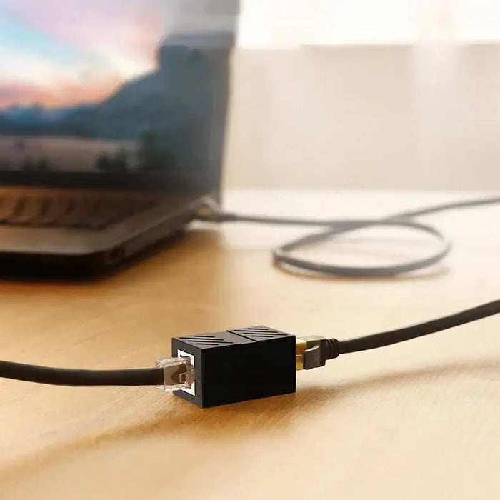 Ugreen Network Connector Ethernet RJ45 10 Gbps Network Cable Connector Black (NW114 20390) - Network