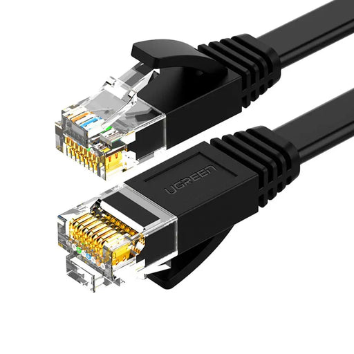 Ugreen NW102 50178 flat LAN Ethernet cable Cat. 6 10m - black - Network cables<<<HurtelXML