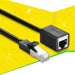 Ugreen NW112 11281 Network Ethernet Cable RJ45 (Female) - RJ45 (Male) F/UTP Cat. 6 1 Gbps 2m - black - Network
