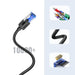 Ugreen NW153 Ethernet RJ45 Cat8 Cable Copper Core 1.5m - Black - Network cables<<<HurtelXML