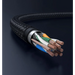 Ugreen NW153 Ethernet RJ45 Cat8 Cable Copper Core 1.5m - Black - Network cables<<<HurtelXML