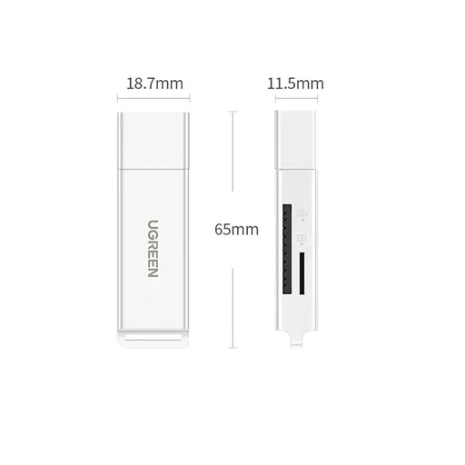 Ugreen Portable TF/SD Card Reader for USB 3.0 Black (CM104) - Flash card readers<<<HurtelXML