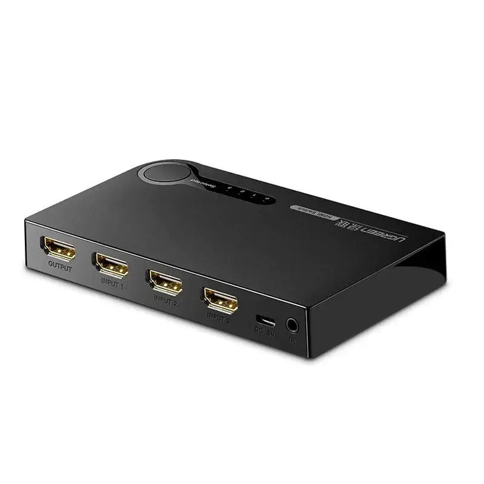 Ugreen switch splitter switch HDMI - 3x HDMI 3D 4K 7.5 Gbps 36 bit per channel black (40234) - KVM switches<<<HurtelXML