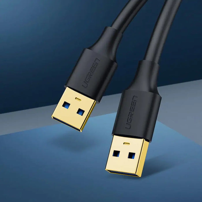 Ugreen US128 10371 USB-A 3.0 / USB-A 3.0 5Gb/s cable 2m - black - Cell phone cables<<<HurtelXML