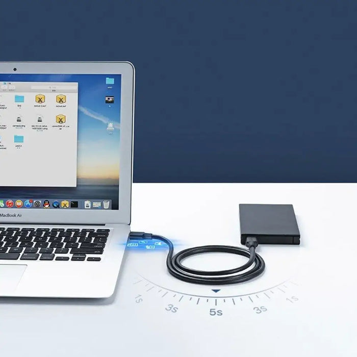 Ugreen US128 10371 USB-A 3.0 / USB-A 3.0 5Gb/s cable 2m - black - Cell phone cables<<<HurtelXML