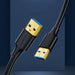 Ugreen US128 10371 USB-A 3.0 / USB-A 3.0 5Gb/s cable 2m - black - Cell phone cables<<<HurtelXML
