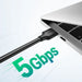 Ugreen US128 90576 USB-A 3.0 / USB-A 3.0 5Gb/s cable 3m - black - Cell phone cables<<<HurtelXML