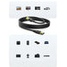 Ugreen US128 90576 USB-A 3.0 / USB-A 3.0 5Gb/s cable 3m - black - Cell phone cables<<<HurtelXML