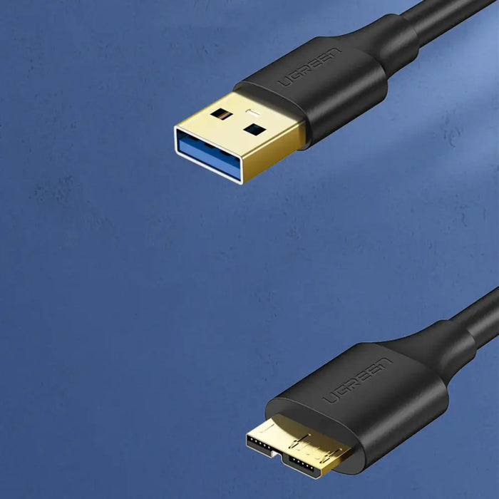 Ugreen US130 10841 USB-A 3.0 - micro USB-B cable 1m - black - Cell phone cables<<<HurtelXML