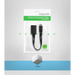 Ugreen US133 10396 micro USB (male) / USB-A (female) OTG cable flat 0.15m - black - Cell phone cables<<<HurtelXML