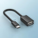 Ugreen US133 10396 micro USB (male) / USB-A (female) OTG cable flat 0.15m - black - Cell phone cables<<<HurtelXML