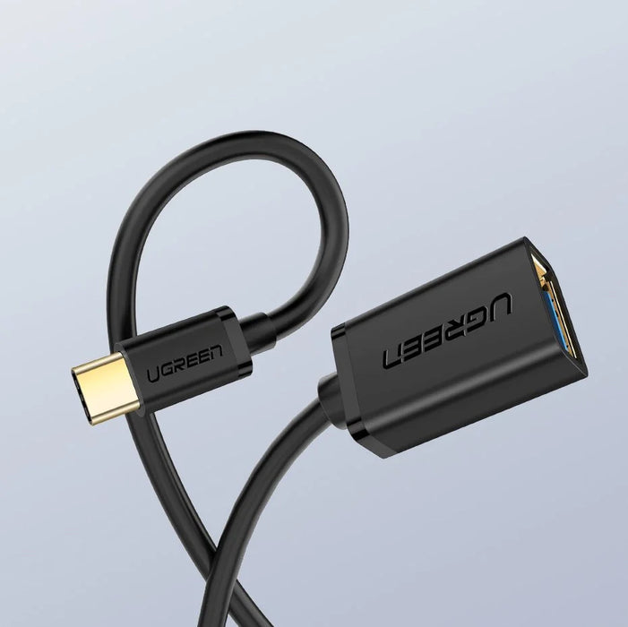 Ugreen US154 30701 USB-A 3.0 (female) / USB-C 3.0 (male) OTG adapter - black - USB