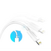 Ugreen US155 20728 USB-A / Lightning MFi 2.4A cable 1m - white - Cell phone cables<<<HurtelXML&&&Кабели за мобилни