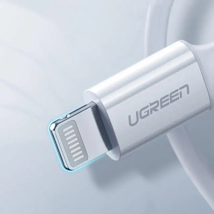 Ugreen US171 Lightning - USB-C MFi PD cable 20W 3A 480Mb/s 0.5m - white - Cell phone cables<<<HurtelXML