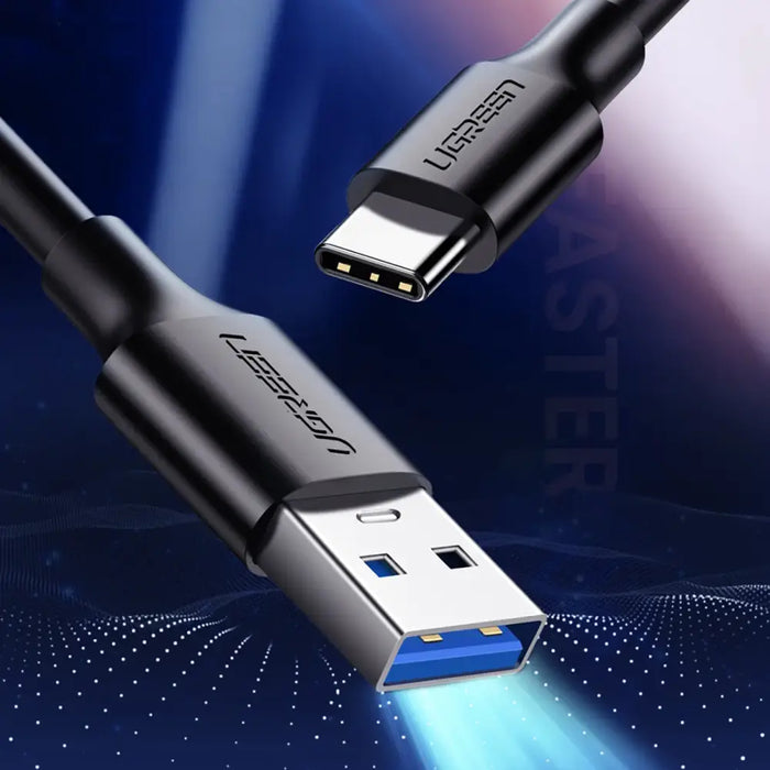 Ugreen US184 20881 USB-A 3.0 / USB-C 3A cable 0.5m - black - Cell phone cables<<<HurtelXML