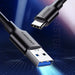 Ugreen US184 20883 USB-A 3.0 / USB-C 3A cable 1.5m - black - Cell phone cables<<<HurtelXML