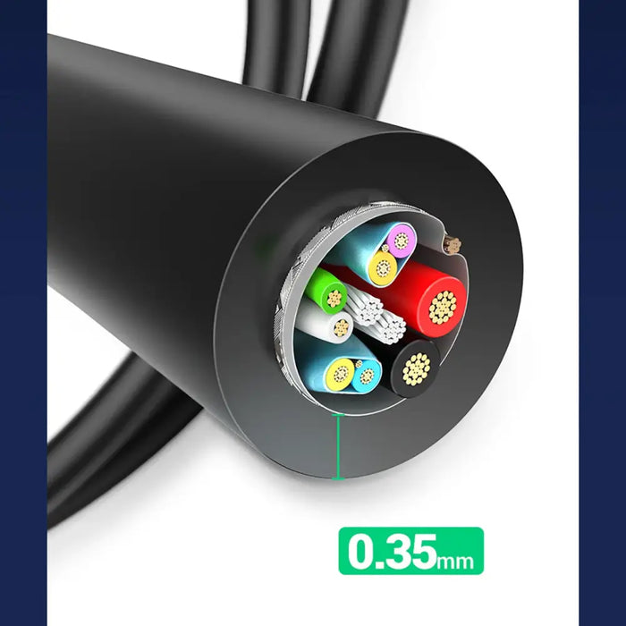 Ugreen US184 20884 USB-A 3.0 / USB-C 3A 2m cable - black - Cell phone cables<<<HurtelXML