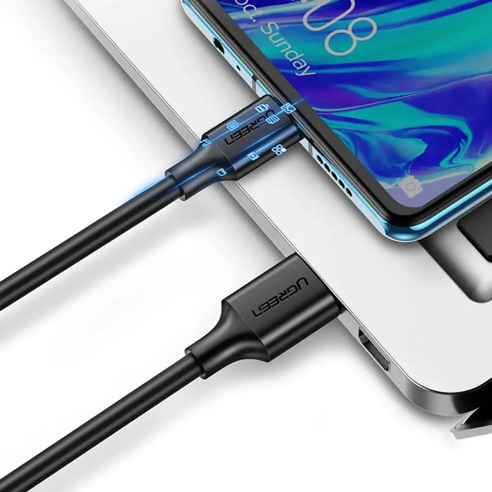Ugreen US184 20884 USB-A 3.0 / USB-C 3A 2m cable - black - Cell phone cables<<<HurtelXML