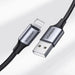 Ugreen US199 60158 USB-A / Lightning MFi cable 2m - black - Cell phone cables<<<HurtelXML