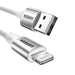 Ugreen US199 60163 USB-A / Lightning MFi cable 2m - silver - Cell phone cables<<<HurtelXML