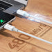 Ugreen US264 60517 USB-C / USB-C PD QC AFC Cable 0.5m - White - Cell phone cables<<<HurtelXML