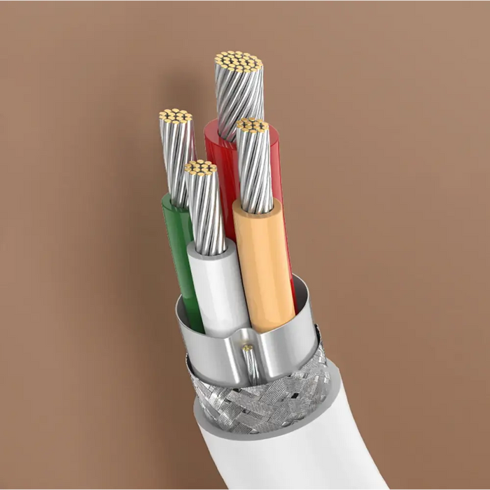 Ugreen US264 60519 USB-C / USB-C PD QC AFC Cable 1.5m - White - Cell phone cables<<<HurtelXML