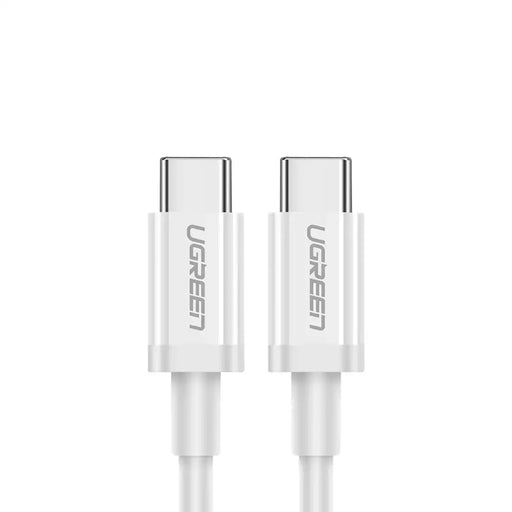 Ugreen US264 60519 USB-C / USB-C PD QC AFC Cable 1.5m - White - Cell phone cables<<<HurtelXML