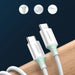 Ugreen US264 60519 USB-C / USB-C PD QC AFC Cable 1.5m - White - Cell phone cables<<<HurtelXML