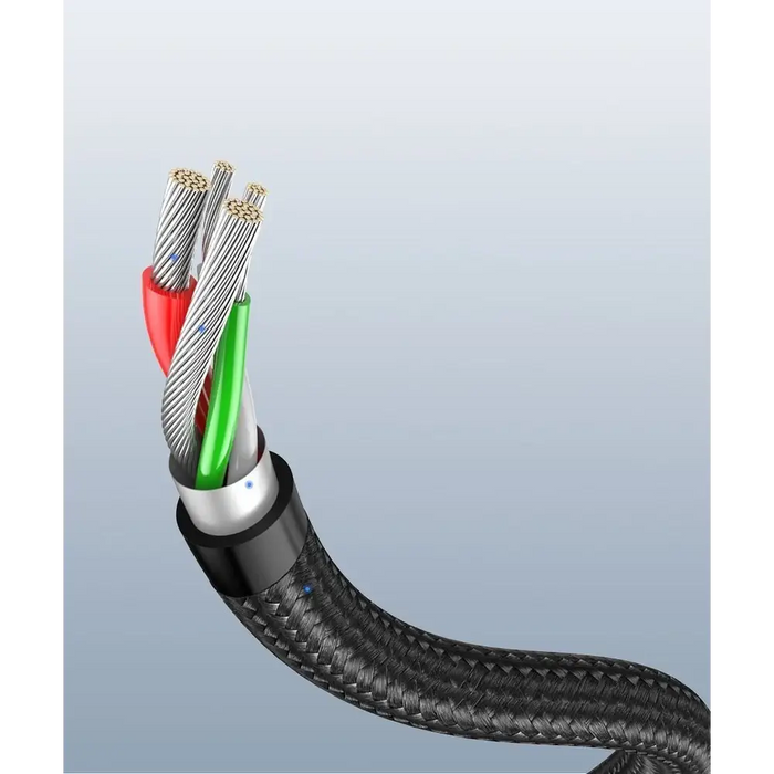 Ugreen US284 50941 USB-A (straight) / USB-C (angled) 3A Cable 1m - Gray - Cell phone cables<<<HurtelXML&&&USB