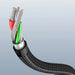 Ugreen US284 70255 USB-A (straight) / USB-C (angled) 3A Cable 3m - Gray - Cell phone cables<<<HurtelXML