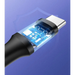 Ugreen US287 60117 USB-A / USB-C 3A cable 1.5m - black - Cell phone cables<<<HurtelXML&&&USB cablesKBA-USB<<<Cables