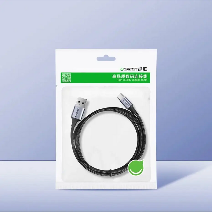 Ugreen US288 60124 USB-A / USB-C QC 3.0 3A Cable 0.25m - Gray - Cell phone cables<<<HurtelXML