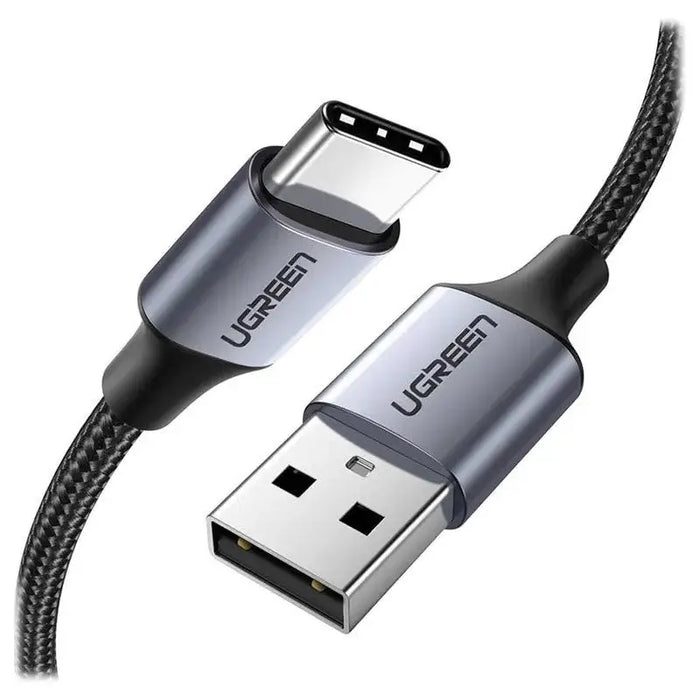 Ugreen US288 60126 USB-A / USB-C QC 3.0 3A 1m Cable - Gray - Кабели за мобилни устройства<<<Аксесоари за мобилни