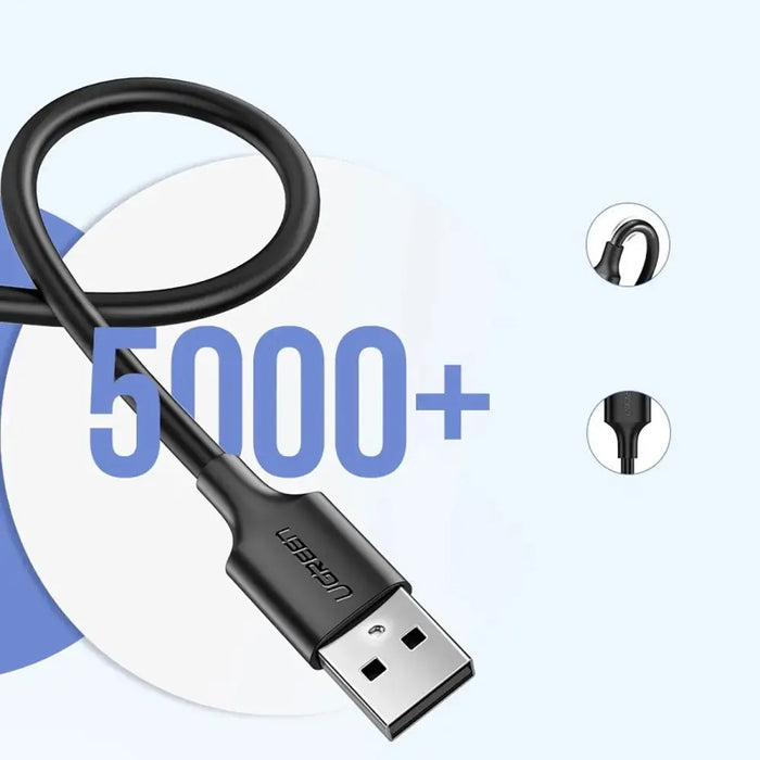Ugreen US289 60135 micro USB / USB-A cable 0.5m - black - Cell phone cables<<<HurtelXML