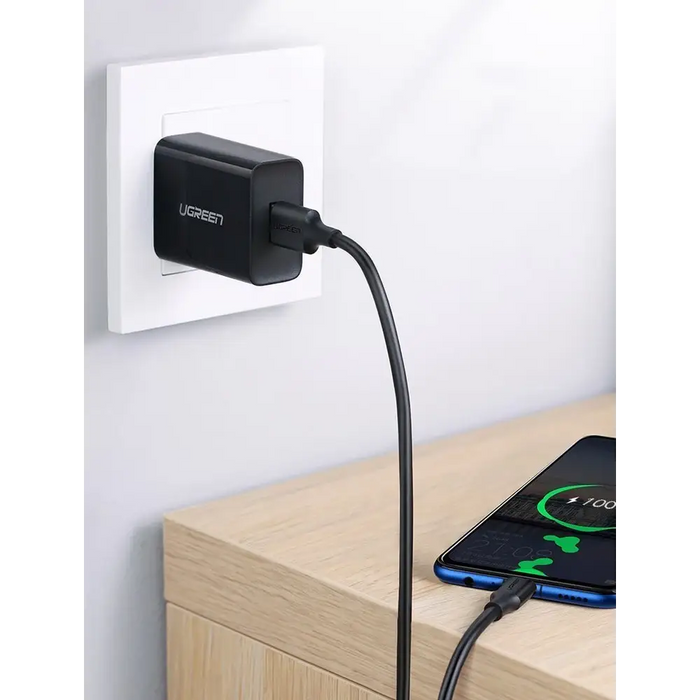 Ugreen US289 60137 micro USB / USB-A cable 1.5m - black - Cell phone cables<<<HurtelXML&&&USB cablesKBA-USB<<<Cables