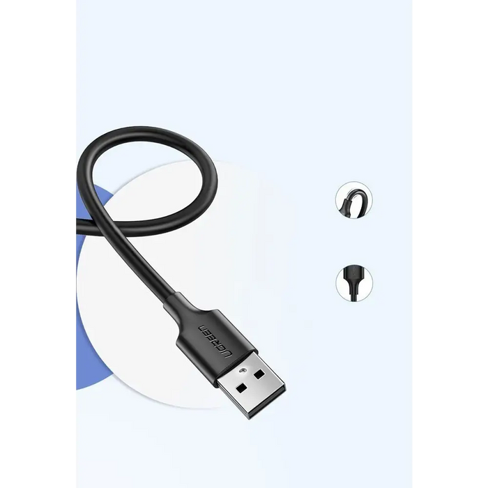 Ugreen US289 60138 micro USB / USB-A cable 2m - black - Cell phone cables<<<HurtelXML