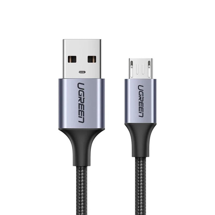 Ugreen US290 60146 USB-A / micro USB 2.4A cable 1m - gray - Cell phone cables<<<HurtelXML