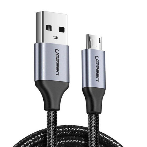 Ugreen US290 60146 USB-A / micro USB 2.4A cable 1m - gray - Cell phone cables<<<HurtelXML