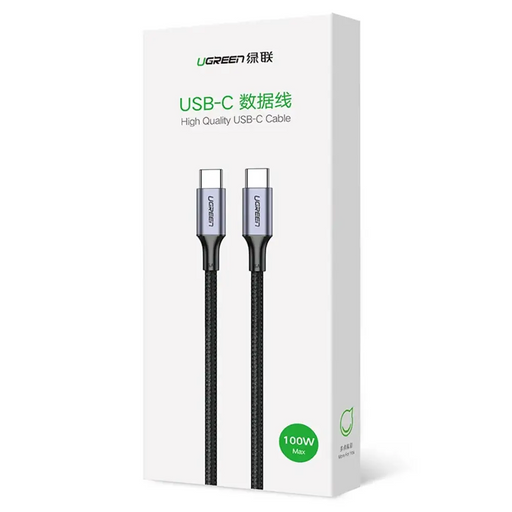 Ugreen US316 70428 USB-C - USB-C PD QC FCP Cable 100W 5A 480Mb/s 1.5m - Gray - Cell phone cables<<<HurtelXML