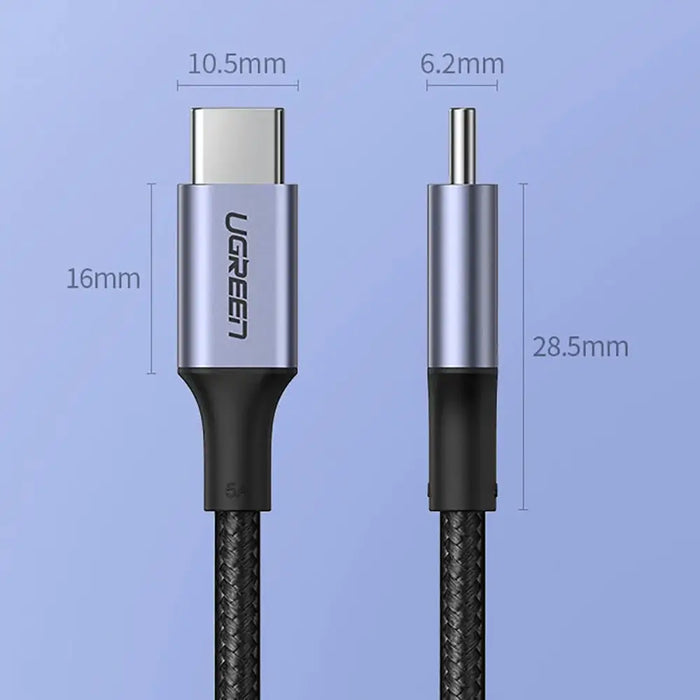 Ugreen US316 70428 USB-C - USB-C PD QC FCP Cable 100W 5A 480Mb/s 1.5m - Gray - Cell phone cables<<<HurtelXML