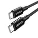 Ugreen US557 USB-C / USB-C PD cable 100W 1m - black - Cell phone cables<<<HurtelXML