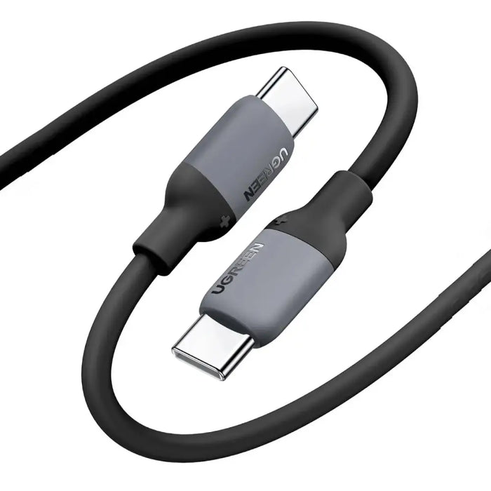Ugreen US563 USB-C / USB-C PD 60W silicone cable 2m - gray - Cell phone cables<<<HurtelXML