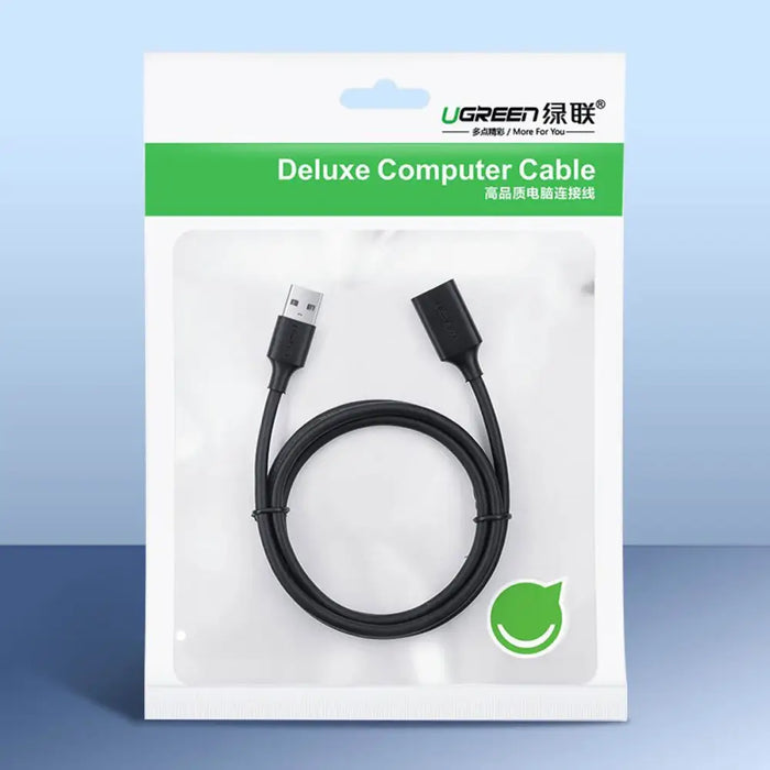 Ugreen USB-A (male) - USB-A (female) adapter extension cable USB 3.0 5Gb/s 0.5m black (US129) - Cell phone