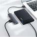 Ugreen USB HUB - 4x USB 3.2 Gen 1 with micro USB power port gray (CM219 50985) - USB hubs<<<HurtelXML
