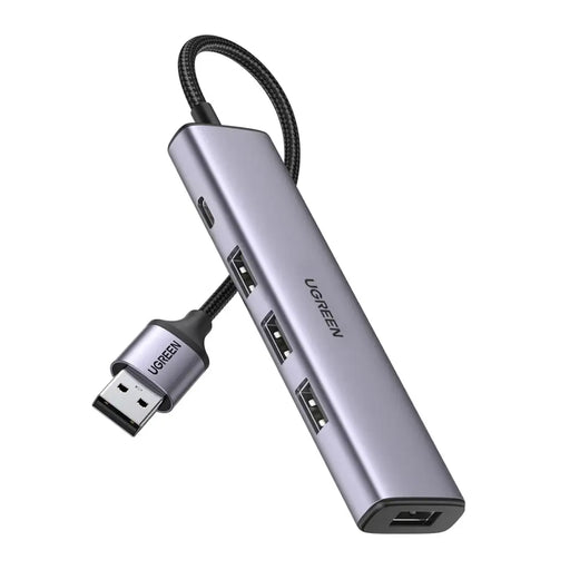 Ugreen USB HUB splitter - 4x USB 3.0 gray (CM473 20805) - USB hubs<<<HurtelXML